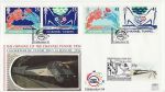 1994-05-03 Channel Tunnel Stamps Folkestone Silk FDC (69603)