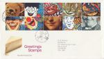 1991-03-26 Greetings Stamps Laughterton FDC (69612)