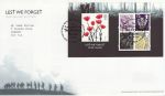 2006-11-09 Lest We Forget M/S T/House FDC (69689)