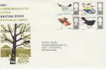 1966-08-08 British Birds Stamps Bureau EC1 FDC (69866)