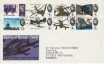 1965-09-13 Battle of Britain Stamps Bureau EC1 FDC (69880)