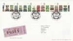 2001-05-15 Double Decker Buses Stamps Bureau FDC (70165)