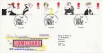 1998-04-23 Comedians Stamps Bureau FDC (70226)