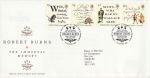 1996-01-25 Robert Burns Stamps Bureau FDC (70248)