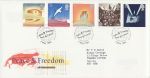 1995-05-02 Peace and Freedom Stamps Bureau FDC (70252)