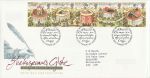 1995-08-08 Shakespeares Globe Stamps Bureau FDC (70254)