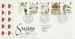 1993-01-19 Swans Stamps Bureau FDC (70269)