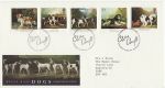 1991-01-08 Dogs Stamps Bureau FDC (70285)