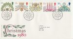 1980-11-19 Christmas Stamps Bureau FDC (70307)
