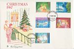 1987-11-17 Christmas Stamps Rotherham FDC (70368)