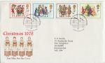 1978-11-22 Christmas Stamps Bureau FDC (70436)