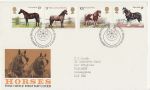 1978-07-05 Horses Stamps Bureau FDC (70438)