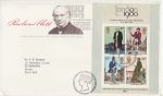 1979-10-24 Rowland Hill Stamps M/S Bureau FDC (70449)