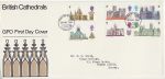 1969-05-28 British Cathedrals Stamps Bureau FDC (70522)