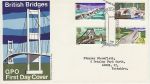 1968-04-29 British Bridges Stamps Bridge FDC (70537)