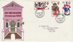 1968-11-25 Christmas Stamps Bureau FDC (70538)