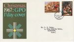 1967-11-27 Christmas Stamps Bureau FDC (70541)