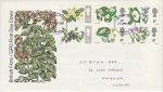 1967-04-24 British Flowers Stamps Cardiff FDC (70542)