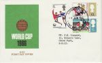 1966-06-01 World Cup Football Stamps London FDC (70570)