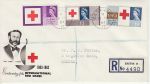 1963-08-15 Red Cross Stamps Exeter cds FDC (70606)