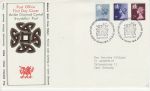 1978-01-18 Wales Definitive Stamps Cardiff FDC (70610)