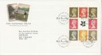 1995-04-25 National Trust Bkt Pane Stamps Tintagel FDC (70635)