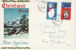 1966-12-01 Christmas Stamps Sussex cds FDC (70664)