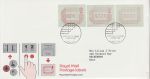 1984-05-01 Postage Labels Stamps Cambridge FDC (70698)