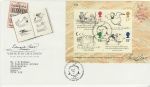 1988-09-27 Edward Lear Stamps M/S Bureau FDC (70725)