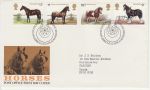1978-07-05 Horses Stamps Bureau FDC (70850)