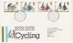 1978-08-02 Cycling Stamps Bureau FDC (70851)