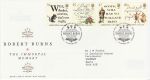 1996-01-25 Robert Burns Stamps Bureau FDC (70868)