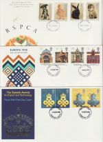 1990 x9 First Day Covers From 1990 Fareham Pmks (70895)