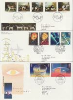1991 Bulk Buy x 8 First Day Covers With Bureau Pmks (70906)