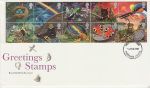 1991-02-05 Greetings Stamps Fareham FDC (70916)