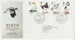 1989-01-17 Birds Stamps Sandy Bedfordshire FDC (70964)