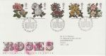 1991-07-16 Roses Stamps Belfast FDC (70985)