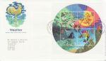 2001-03-13 Weather Stamps M/S Bureau FDC (70993)
