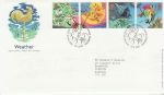 2001-03-13 Weather Stamps Bureau FDC (70998)