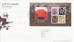 2007-11-08 Lest We Forget Stamps M/S T/House FDC (70114)