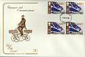 1988-05-10 Handley Page Airways Gutter Stamps FDC (7030)