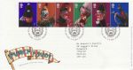 2001-09-04 Punch and Judy Stamps T/House FDC (71003)
