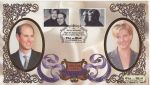 1999-06-15 Royal Wedding Stamps London W8 Silk FDC (71111)