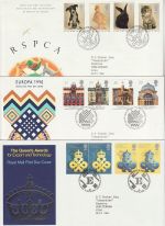 1990 Bulk Buy x9 First Day Covers with Bureau Pmk (71129)