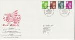 1991-12-03 Wales Definitive Stamps Cardiff FDC (71139)