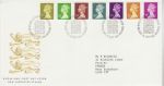1991-09-10 Definitive Stamps Bureau FDC (71786)