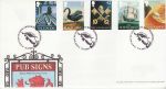 2003-08-12 Pub Signs Stamps Cross Keys FDC (71831)