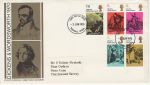 1970-06-03 Literary Anniversaries Stamps Southall FDC (71929)