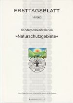 1980-05-08 Germany Nature Stamp FDC (71266)