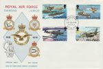 1978-02-28 IOM RAF Diamond Jubilee Stamps FDC (71350)